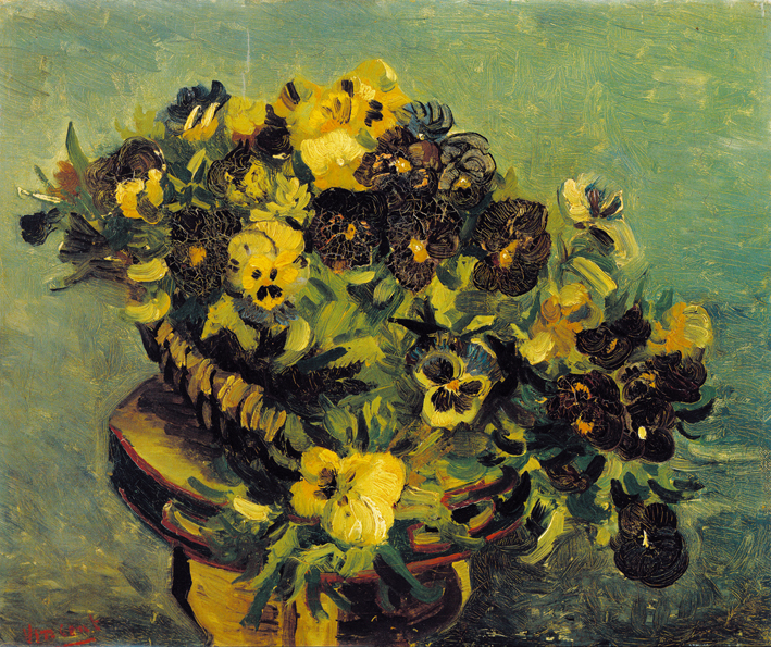  文森特·威廉·梵高  Vincent Willen Van Gogh ——紫罗兰1886